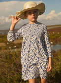 Abito a fiori con smock MESMOKETTE / 25E2PF81ROBC238
