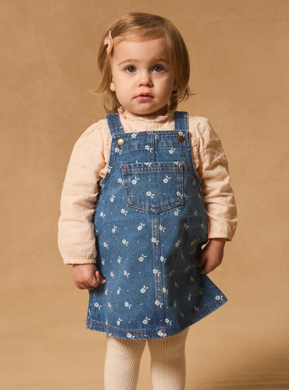 Scamiciato in denim a fiori MABERTILLE / 25E1BF71CHSK005