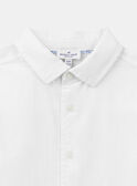 Camicia bianca elegante KREPOPAGE / 24E3PGL3CHM000