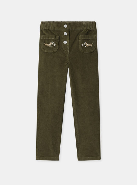 Light Kaki PANTS NUFLOUETTE / 25H2PFQ1PAN626