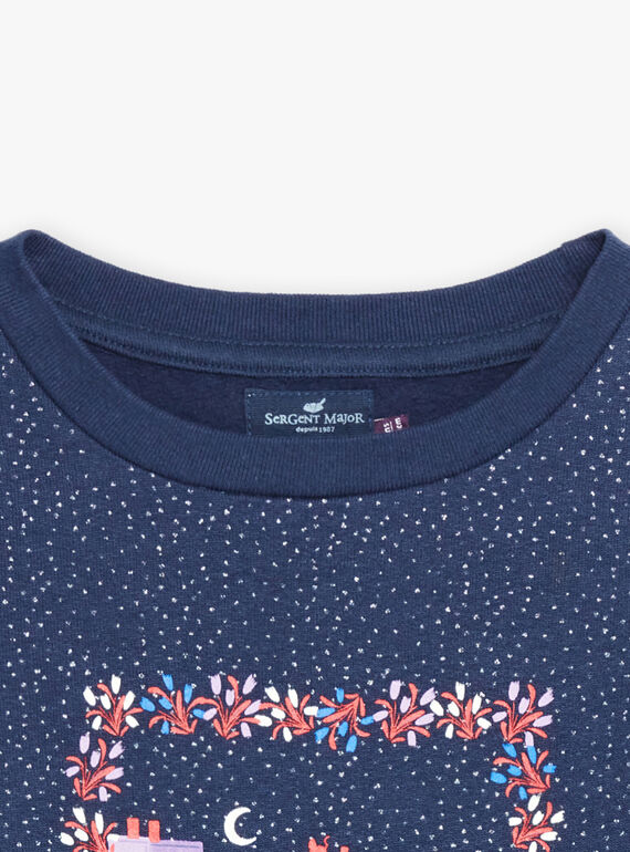 Camille Witt Limited Edition - Maglione navy con paillettes DOSWETTE / 22H2PFT1SWE705