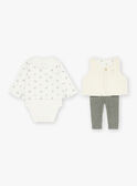 Body, gilet e leggings ecrù GOCHEN / 23H0CGL1ENS001