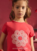 Red TEE SHIRT SS MOTISHETTE / 25E2PFJ2TMCF507