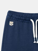 Pantaloni comfort blu navy con tasche effetto cargo LADAMIEN / 24H1BGJ1PANC230