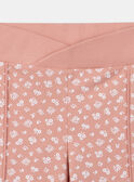 Leggings rosa con stampa floreale KRILEGETTE / 24E2PFB1LGS415