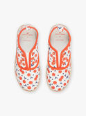 Slip-on ecrù con stampa ciliegie FABALETTE / 23N10PF41D16001