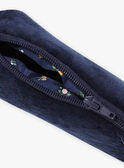 Trousse in velluto navy cane 22H4PFE1TRO070