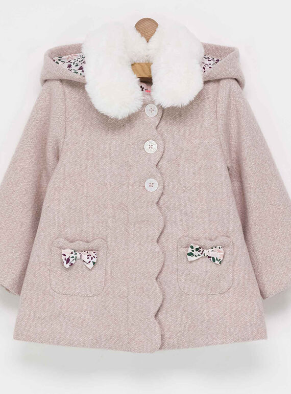 Pale rose Coat PIDOLLY / 18H1BFG1MAN301