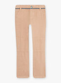 Pantaloni sabbia in lino bambino CIBLOAGE / 22E3PGJ1PAN812