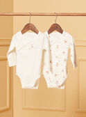 2 body nascita ecrù in cotone LOPE / 24H0NM11BOD001