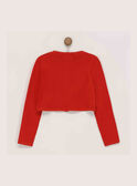 Cardigan rosso RAFULIETTE / 19E2PFC1CARF505
