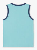 Canottiera azzurra bambino ZUXIAGE1 / 21E3PGL2DEBC201