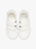Sneakers bianche con ricamo aereo FEBASKAGE / 23N10PG21D16000