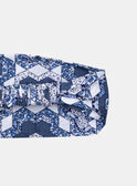 Fascia blu e bianco con stampa a fiori LACHLOE / 24H4BFJ1BAN001
