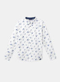 Camicia écru con stampa musicale LEPRINAGE / 24H3PGJ1CHM000