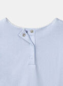 T-shirt a maniche corte celeste MEPIAFETTE / 25E2PF81TMC020