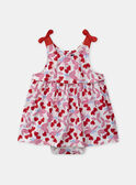 Abito body con stampa ciliegie e cuori MAULINE / 25E1BFQ1ROB000