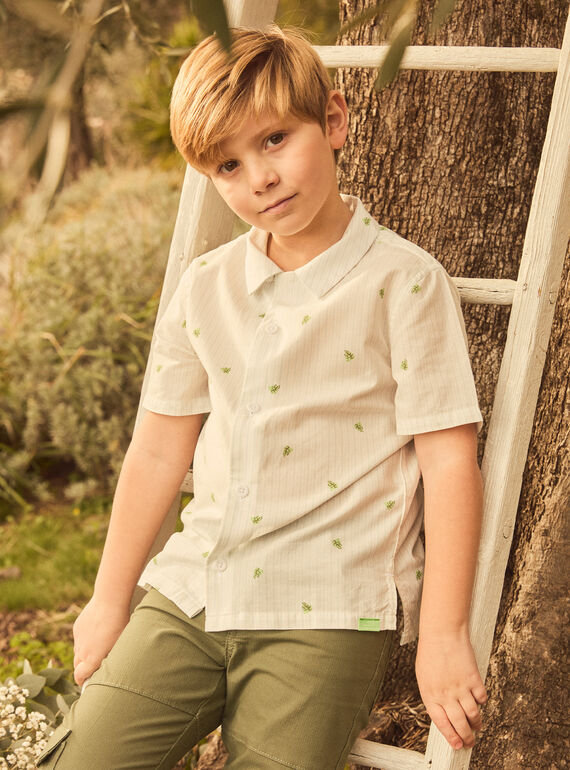 Camicia Foglia MLEMARLAGE / 25E3PGO1CHM001