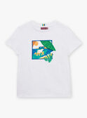 T-shirt ecrù a maniche corte FLEFROGAGE / 23E3PGS3TMC001