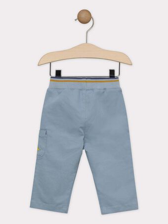 Pantaloni neonato blu-grigio SAKURTY / 19H1BG61PAN205
