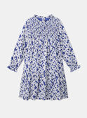 Abito a fiori con smock MESMOKETTE / 25E2PF81ROBC238