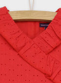Abito scamiciato rosso RELINETTE / 19E2PFE1CHS050