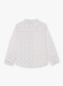 Camicia bianca e blu stampa bicicletta bambino TYWOLAGE / 20E3PGZ2CHM000