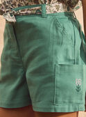 Shorts in cotone e lino con cintura MLESORETTE / 25E2PFO1SHOC242