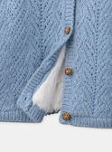 Greyish blue CARDIGAN LAROSALIE / 24H1BFS1CAR205