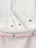 Tutina in ciniglia con coniglietto MEAMY / 25E5BFF1GRE001