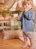 Giacca in denim blu neonato CAOSCAR / 22E1BGJ1GILP272