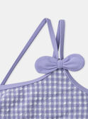 Costume da bagno a due pezzi con stampa vichy  MRUNOUETTE / 25E4PFC5D4L001