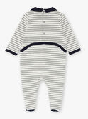 Tutina grigia e navy neonato VELANCELEX / 20H5BG39GREJ920