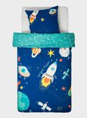 Lenzuolo/parure da letto verde e navy ROFUSEETC / 19EZENX4PLCC204