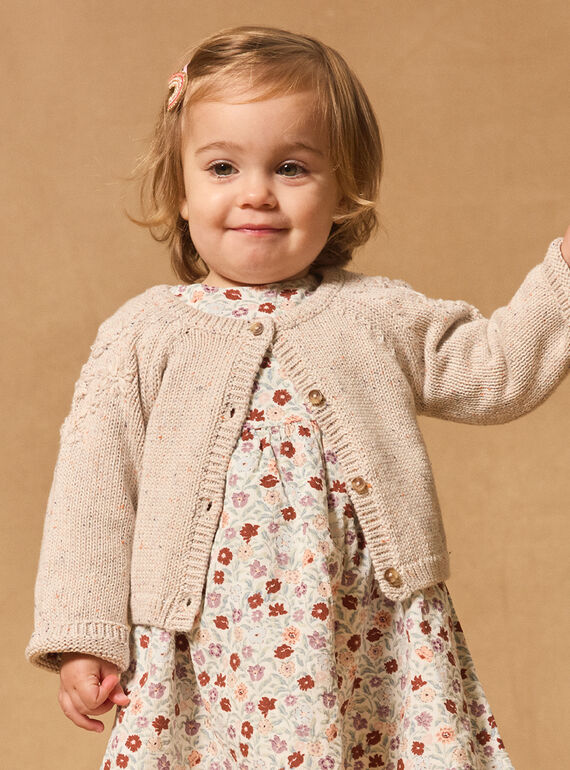 Cardigan a fiori mélange  MABELLE / 25E1BF71CAR006