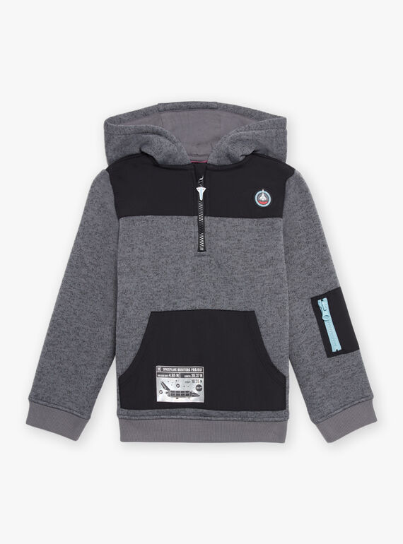 Cardigan con cappuccio e motivo razzo DUPOLAGE / 22H3PGZ1SWEJ908