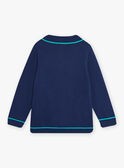 Maglia blu con motivo squalo bambino COMIDAGE / 22E3PGN1PULC231