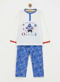 Pigiama bianco e blu REMARAGE / 19E5PG76PYJ001