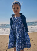 Cardigan in maglia jersey blu LECARDETTE / 24H2PFJ1CARC233