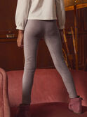 Leggings in velluto a coste con paillettes LADEGETTE / 24H2PFQ1LG940