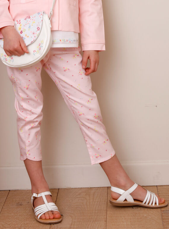 Pantaloni da cerimonia a fiori bambina TYPOETTE / 20E2PFJ1PCO321