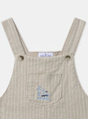 Set composto da body a t-shirt e salopette corta MAENRICK / 25E1BGL1ENSA016