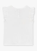 T-shirt a maniche corte écru LAPAYETTE / 24H2PFI2TMC001