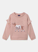 Pink copper SWEAT SHIRT LOISWETTE / 24H2PFU1SWEK007