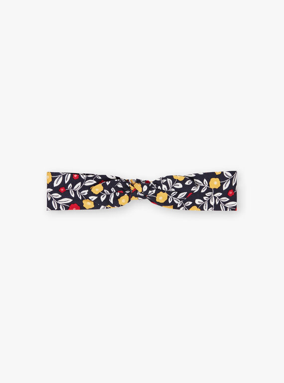 Fascia navy con stampa a fiori neonata BAELSA / 21H4BF51BAN070