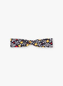 Fascia navy con stampa a fiori neonata BAELSA / 21H4BF51BAN070