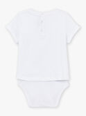 Body a T-shirt a maniche corte bianco LABILLY / 24H1BGI2BOD000