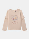 T-shirt con mazzo di fiori MAFRETTE / 25E2PF73TMLE403