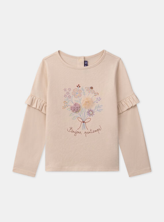 T-shirt con mazzo di fiori MAFRETTE / 25E2PF73TMLE403