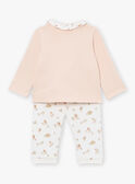 Set top e pantaloni rosa chiaro LORAINE / 24H0NF25ENSD322